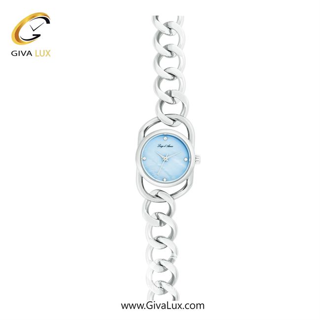 ساعت مچی اورجینال زنانه LdA نقره ای | نقره ای| آبی| کد رفرنس 2489